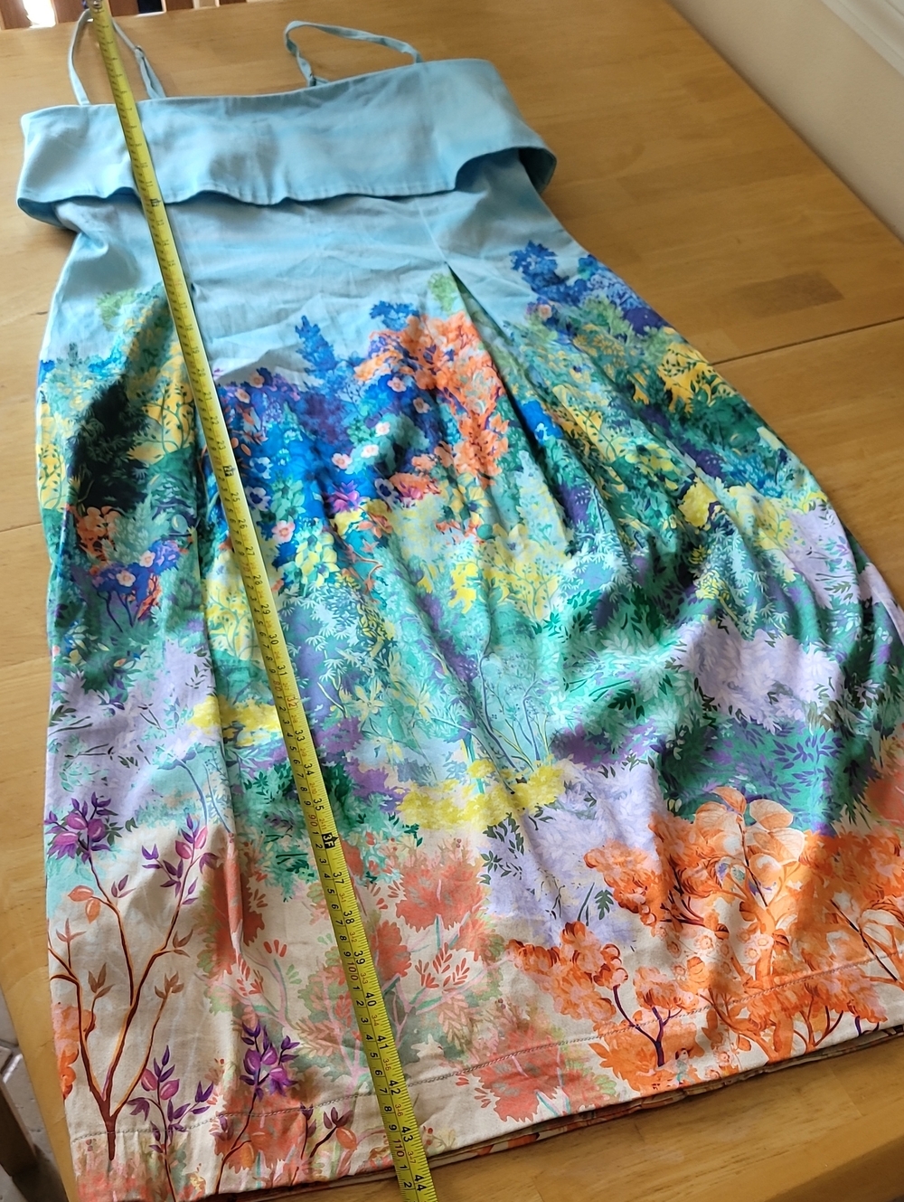 Anthropologie Sleeveless Foldover Knee-Length Dress - Picture 14 of 16